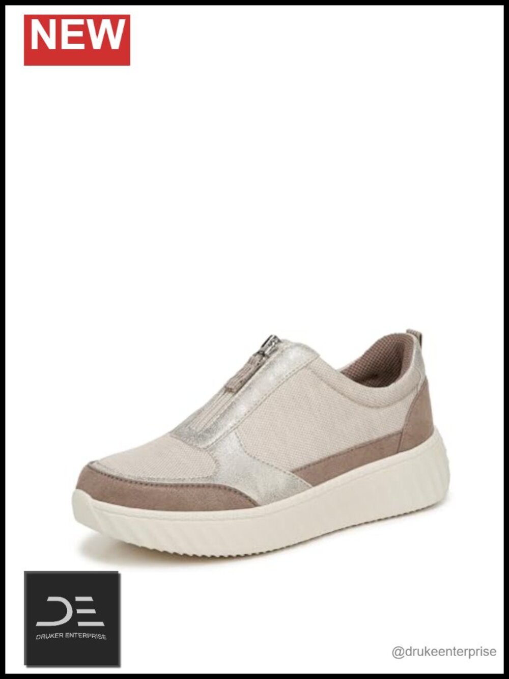 LifeStride Winner Comfort Sneakers Machine Washable BZEES Cloud Stretch Fabric